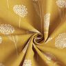 Dekorationstyg Halvpanama Maskros – natur/currygul,  thumbnail number 4