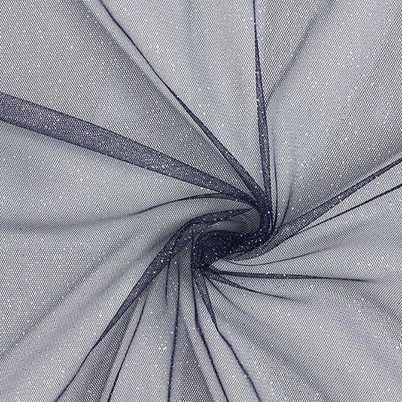 Glittrigt tylltyg Royal – marinblått/silver,  image number 1