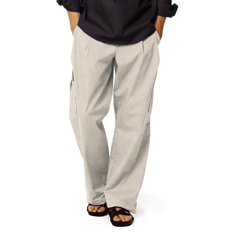 Stretch Linnetyg Mix – beige, image number 7