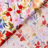 bomullsvoile blomsteräng i akvarell digitaltryck – elfenbensvit/rött,  thumbnail number 4