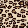 sherpa teddyplysch leopardmönster – mandel/svart,  thumbnail number 1
