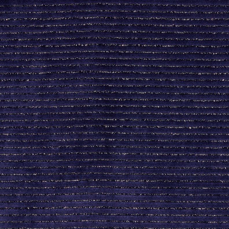 Plyschtyg glitterränder – marinblått/silvermetallic,  image number 1