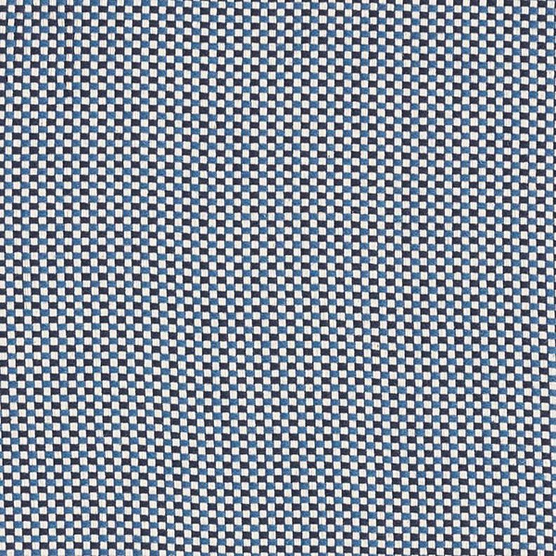 Dekorationstyg Jacquard Struktur Enfärgat – blå,  image number 1