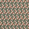 Crepe-chiffong bladmönster – svart/vass,  thumbnail number 1