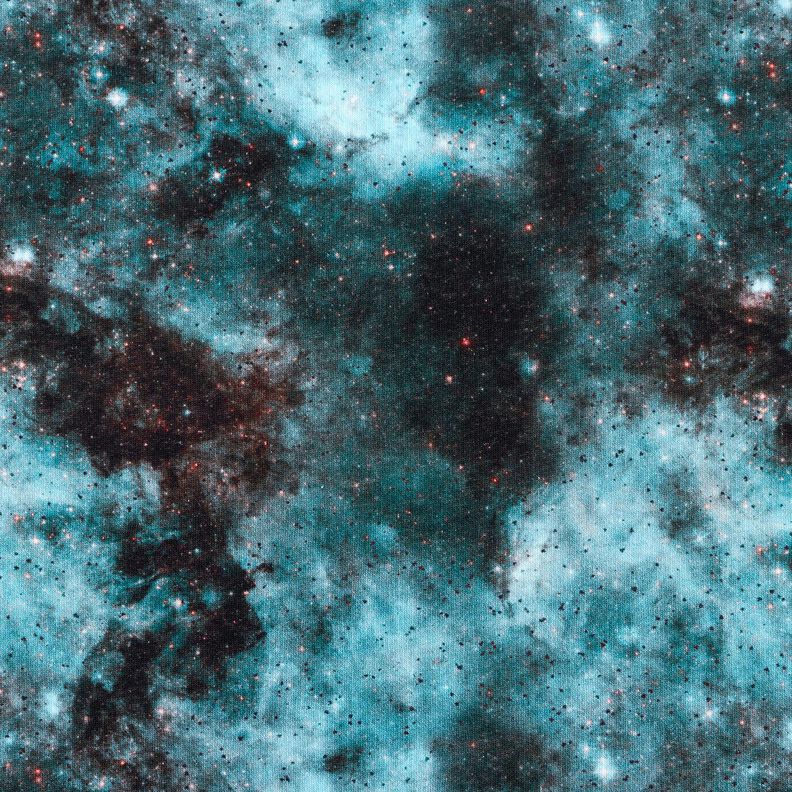 Sweatshirt Ruggad universum Digitaltryck – isblå/svart,  image number 1