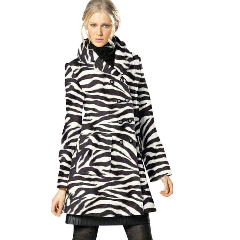 Djurfällsimitat zebra – svart/vit,  image number 5