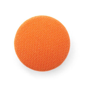 Klädd knapp, Classic Poly – brandgul, 