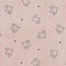 frottéjersey Småfåglar – ljus gammelrosa,  thumbnail number 1