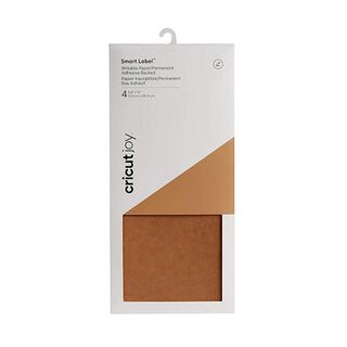 Cricut Smart Label skrivpapper 4-pack [13,9 x 30,4 cm] | Cricut – brun, 