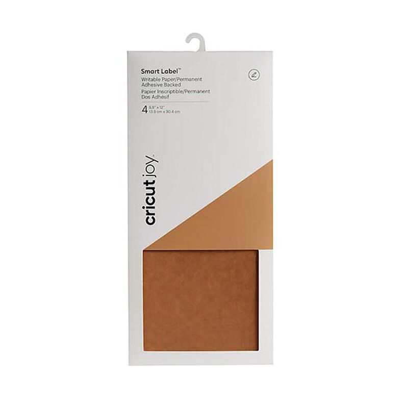 Cricut Smart Label skrivpapper 4-pack [13,9 x 30,4 cm] | Cricut – brun,  image number 1