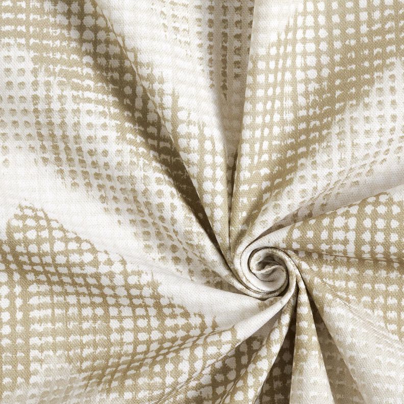Dekorationstyg Halvpanama chevron – natur/dyn, image number 3