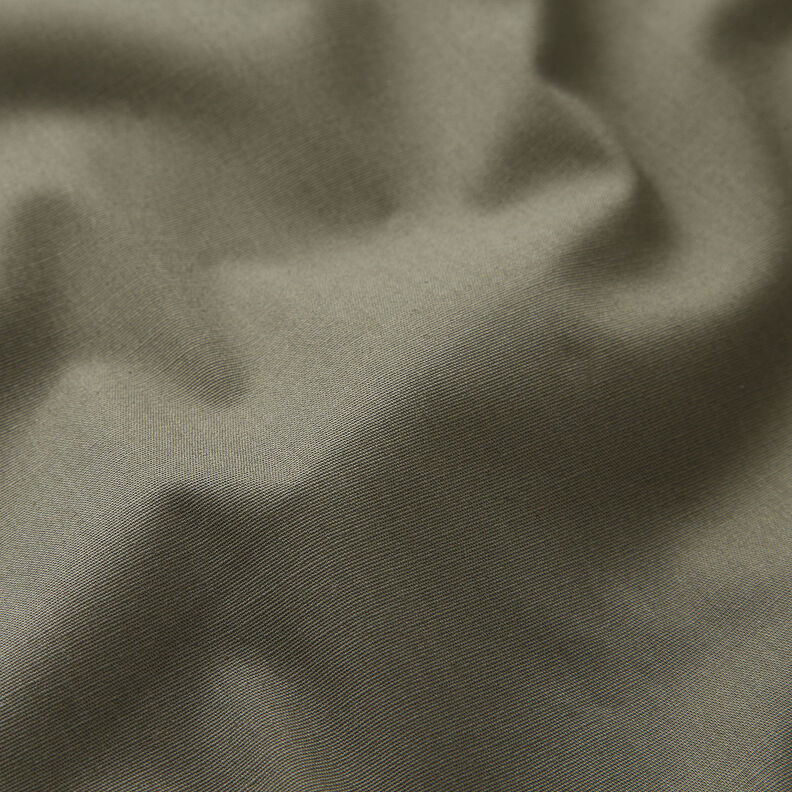 Poplin Stretch Enfärgat – khaki,  image number 2