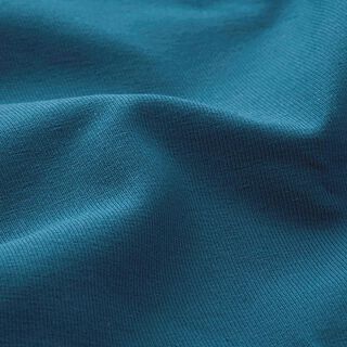 Bomullsjersey medium enfärgad – petrol, 