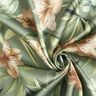 Crepesatin magnolior med palmblad – vass/beige,  thumbnail number 3