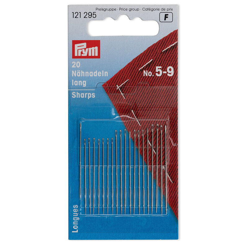 Synålar långa NM 5-9 [40 x 0,8 mm / 38 x 0,7 mm / 34 x 0,6 mm] | Prym,  image number 1