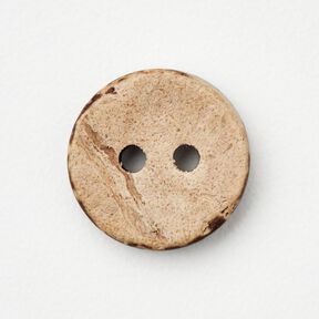 Kokosknapp [Ø 13 mm] – beige/mörkbrun, 