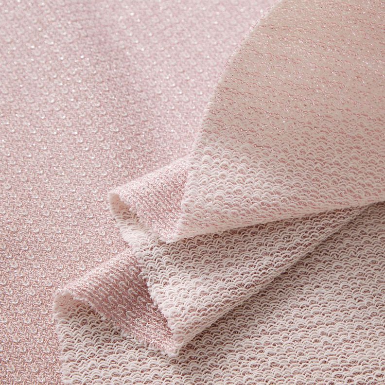 fransk frotté glitter – gammalt rosa,  image number 3