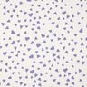 Sommarsweat hjärtan | Poppy Fabrics – elfenbensvit/fläder,  thumbnail number 1