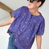 FRAU SUZY - ledig kortärmad blus med veck, Studio Schnittreif | XS - XXL,  thumbnail number 6
