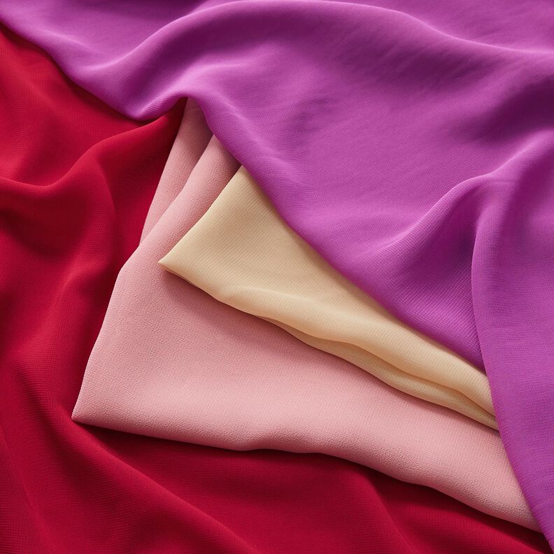 Chiffong – gammalt rosa,  image number 5