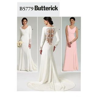 Brudklänning, Butterick 5779|38 - 46, 