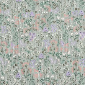 GOTS Muslin/Dubbel-krinkelväv Vårblomsteräng | Poppy Fabrics – vass, 