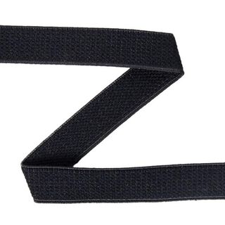 Elastiskt band Velour 580 – svart | YKK, 
