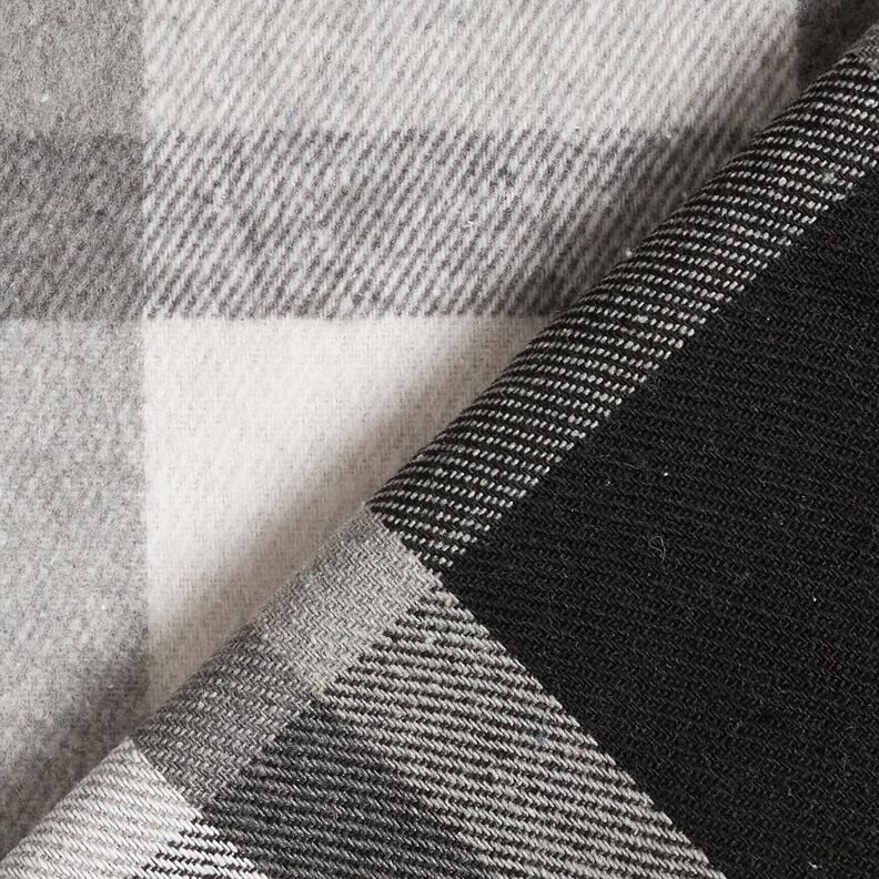 Jacktyg i flanell rutigt | Katia Fabrics – dimgrå/gammalt silver,  image number 4