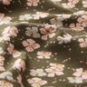 Bomullsjersey Söta blommor – khaki,  thumbnail number 2
