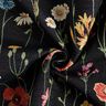 Dekorationstyg Gobeläng Vilda blommor – svart/rose,  thumbnail number 3