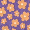 Teddyplysch Blommor | Poppy Fabrics &ndash; lavender/apricot,  thumbnail number 1