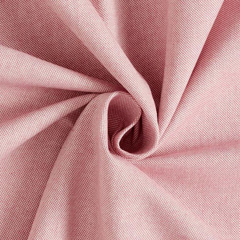 Dekorationstyg halvpanama chambray återvunnet – rose, image number 1