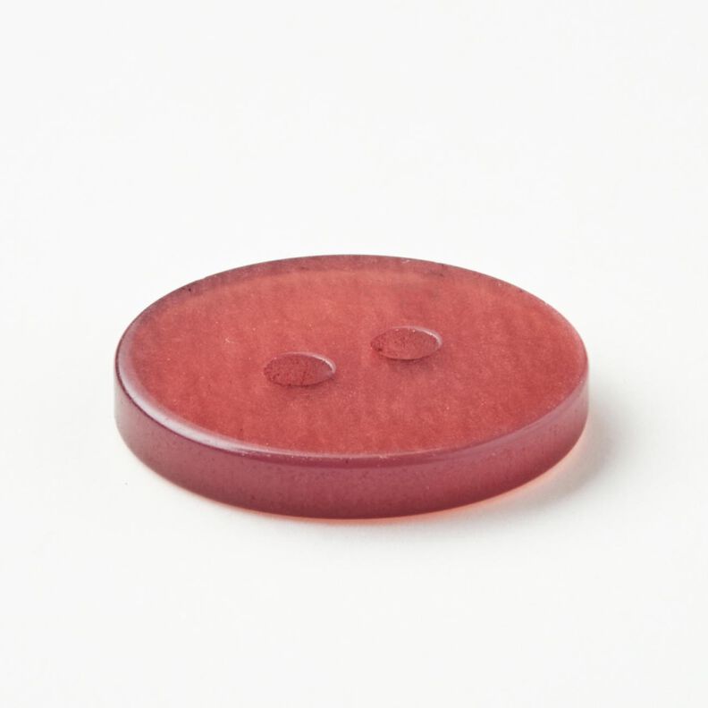 2-hålsknapp blank [Ø 15 mm] – mörk gammalrosa,  image number 3