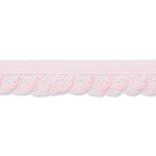 Elastisk rysch [15 mm] – rosa, 