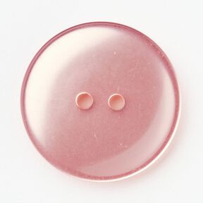 2-hålsknapp blank [Ø 25 mm] – rosa, 
