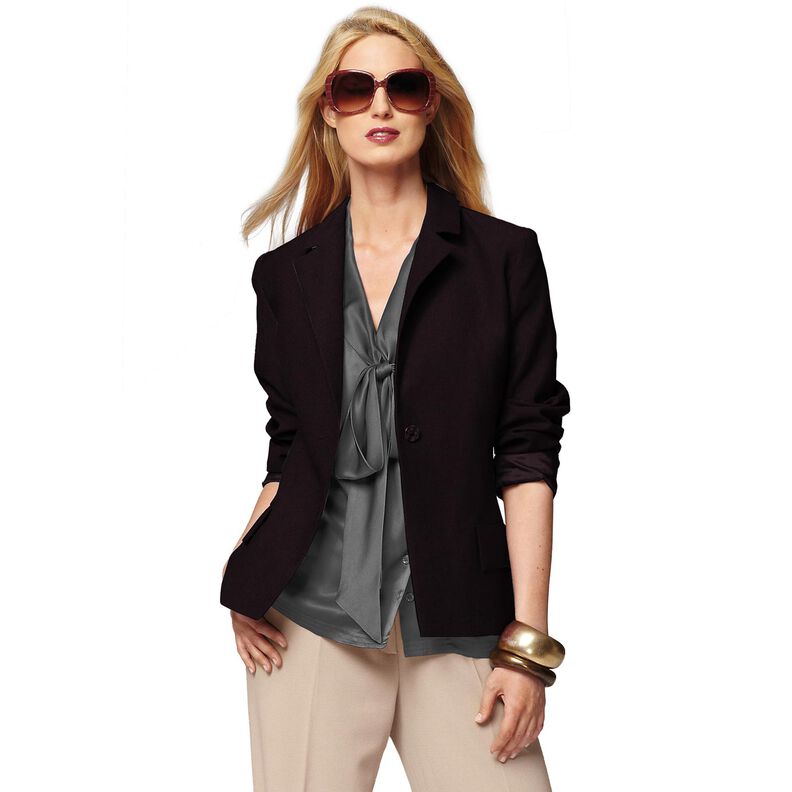 Bi-stretch gabardin – svart,  image number 6