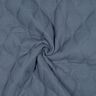 Quiltat tyg Muslin Vågor – blågrått,  thumbnail number 3
