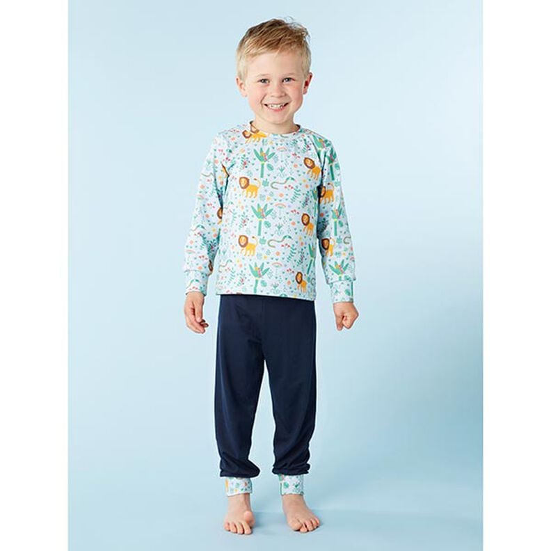 Viskosjersey Medium – navy, image number 3