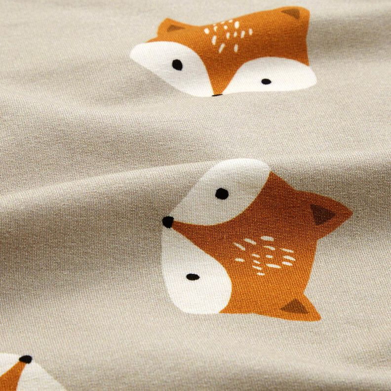 French Terry Sommarsweat liten r&auml;v &ndash; silvergr&aring;,  image number 2