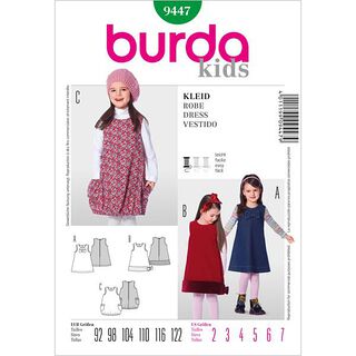 Barnklänning, Burda 9447, 