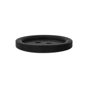 Plastknapp 2-håls Basic - svart, 