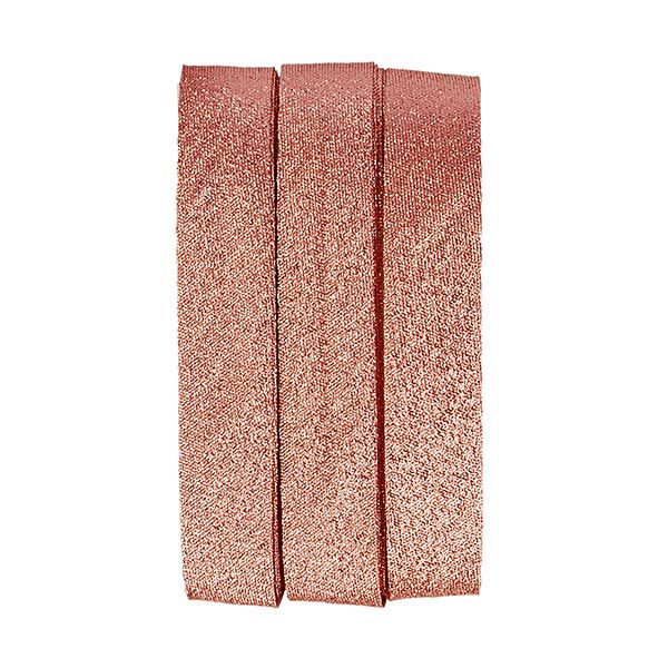 Snedremsa som stryks på Glitter [20 mm | 2 m] - roséguld metallisk,  image number 1