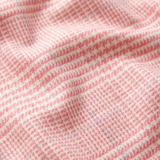 Ulltyg Glencheck – rosa, 