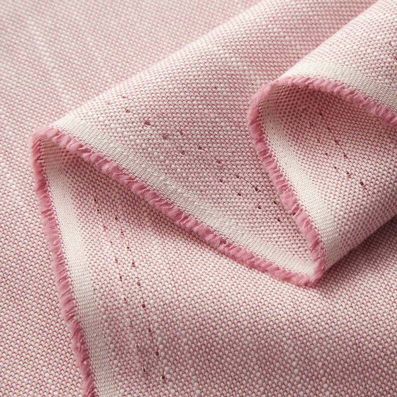 Dekorationstyg Halvpanama tunn struktur – rosa/ljusbeige,  image number 3