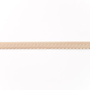 Elastistiskt infattningsband Spets [12 mm] – beige, 