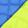 Quiltat tyg Vågiga rutor – kungsblått/neongrönt,  thumbnail number 4