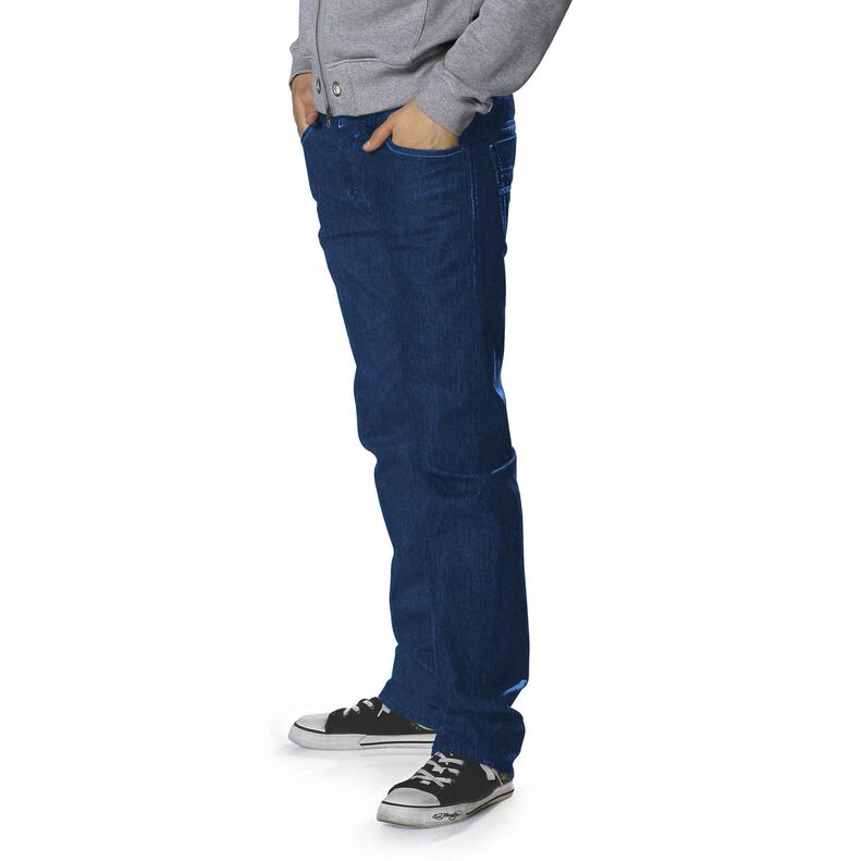 Denim bomullsmix medium – marinblått,  image number 7