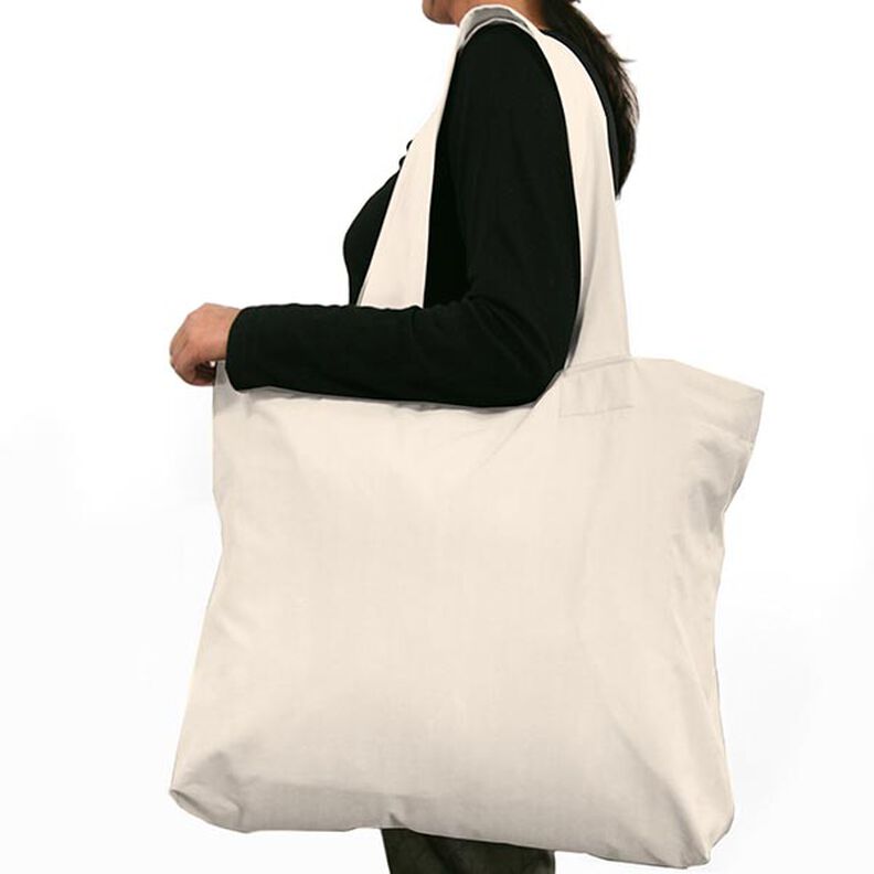 Bomullstyg Nättelduk Kypert (twill) – natur,  image number 5