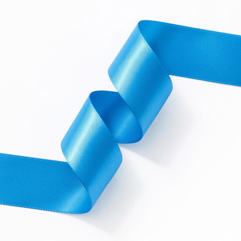 Satinband [25 mm] – blå,  image number 3