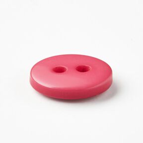 Rund knapp med 2 hål [Ø 11 mm] – pink, 
